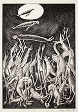 Illusztráció (Farkas András verseihez) VI.